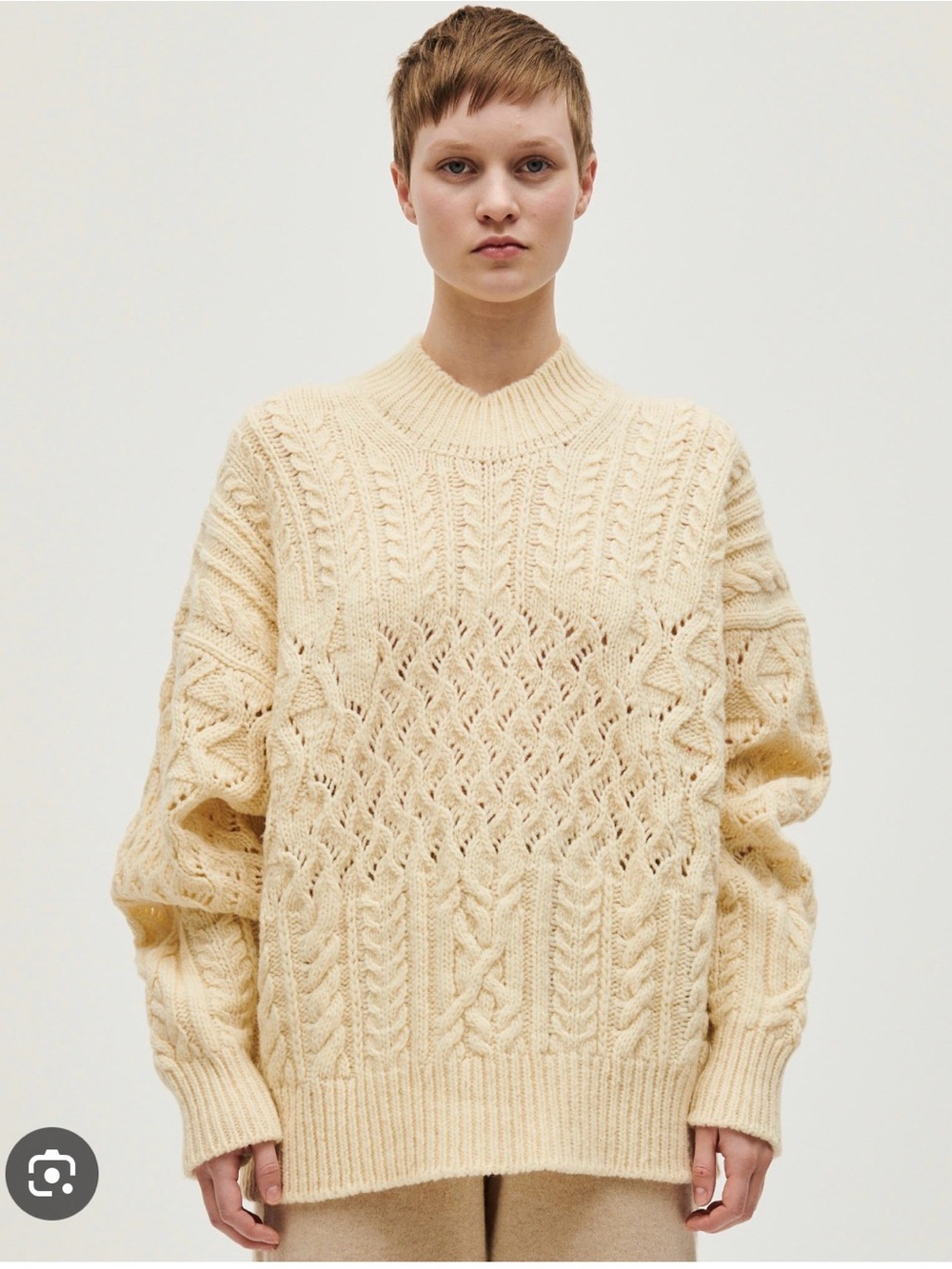Babaa no 53 O/S natural wool - Picture 1 of 3
